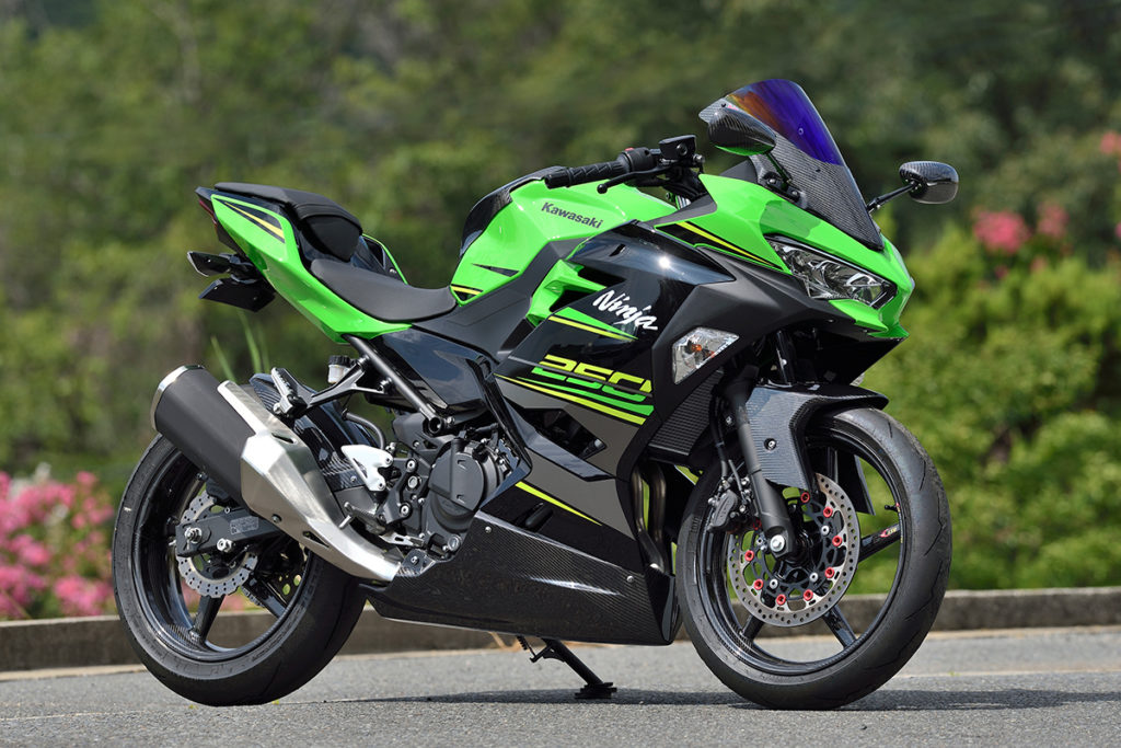 Ninja250、400用マジカルレーシングカーボンスクリーン